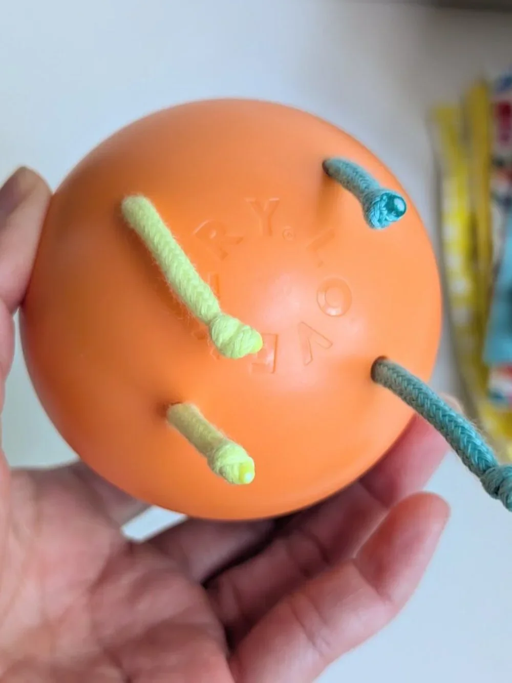 Lovevery Baby Pincer Chime Ball from Explorer Play Kit 9-10M